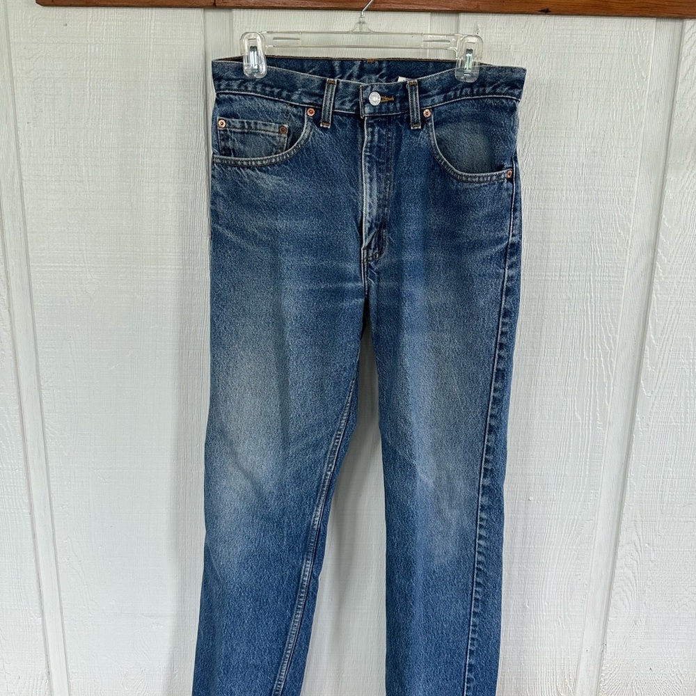 Levi’s Classic Straight Leg 505 Blue Denim Jeans